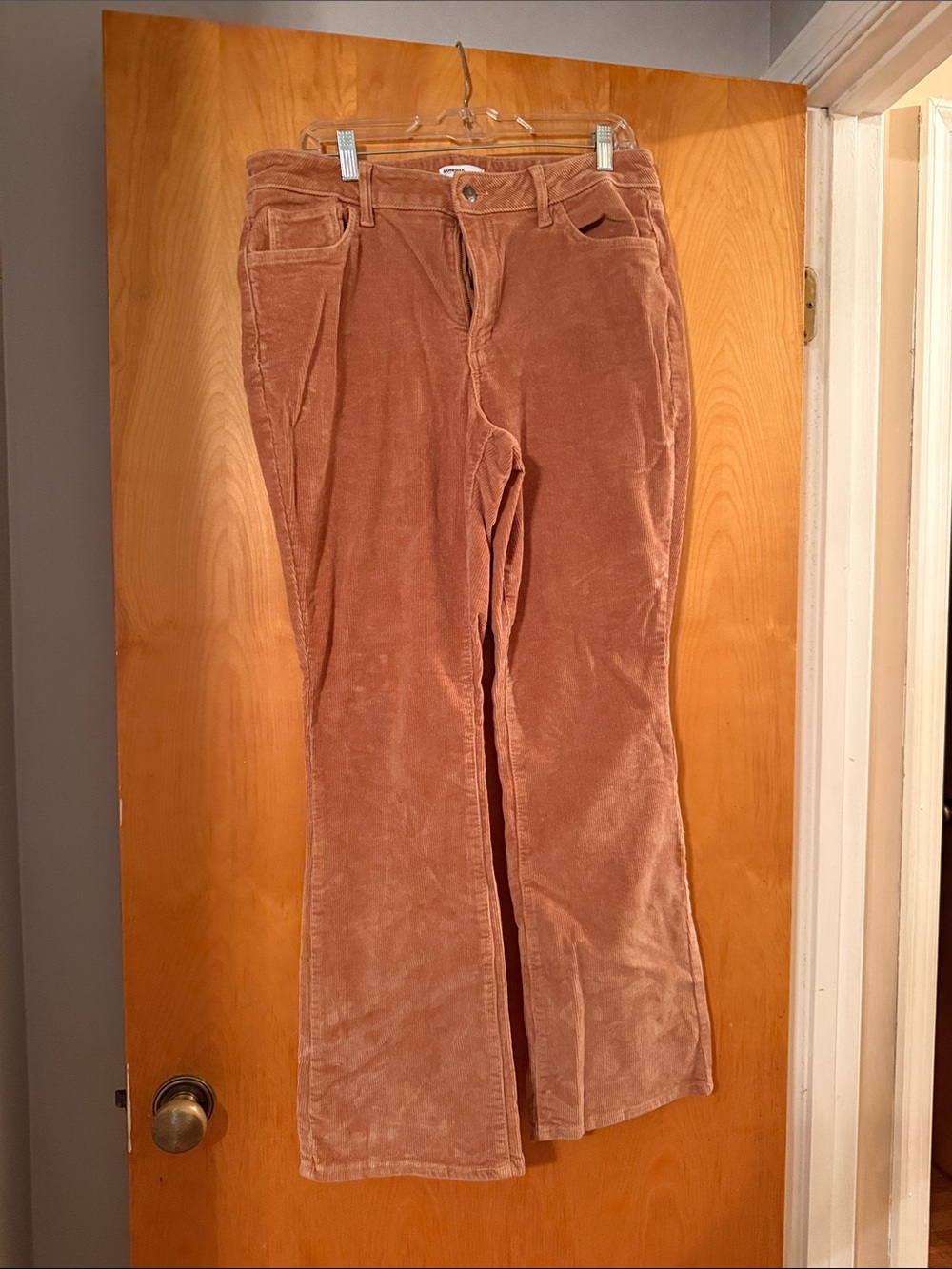 Sonoma Rust Corduroy Wide-Leg Trousers